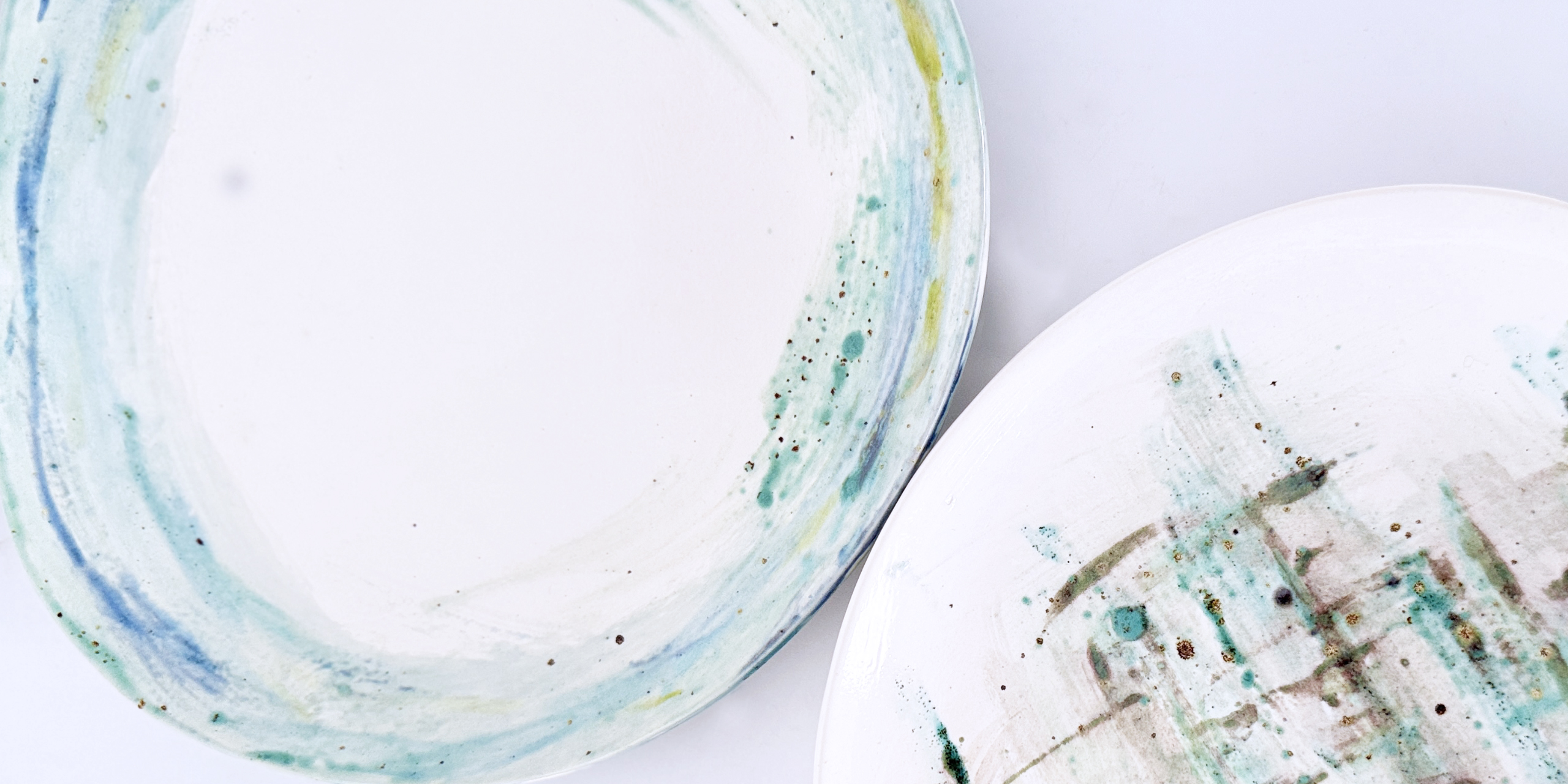 Decorative glazed bowls by Walrus Ceramics